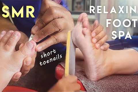 ASMR Pedicure | Tidying Up My Already Shortened Toenails