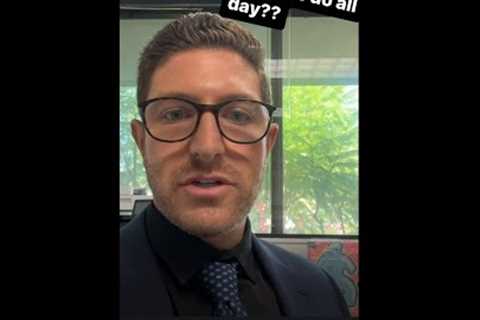 Day in the life of a personal injury lawyer!!  What do lawyers do all day?