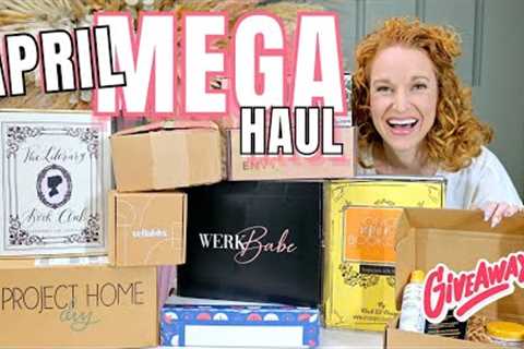 Monthly Subscription Boxes - April 2023 | Mega Unboxing of Subscription Boxes