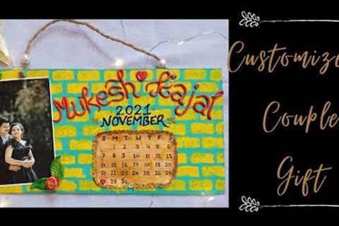 Customized Couple Gift Idea | Wedding Handmade Gift | Wedding Gift Ideas | Clay Art