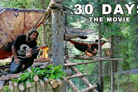 Ovens 30 Day Survival Challenge: THE MOVIE (Canadian Rockies)