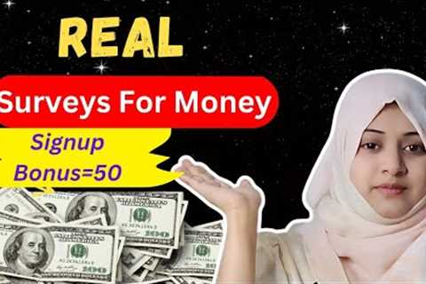 SILENTLY Earn US $10 By Survey App | Surveys To Make Money Online | Best Earning App For Students