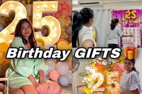 25 GIFTS FOR 25th BIRTHDAY | VLOG
