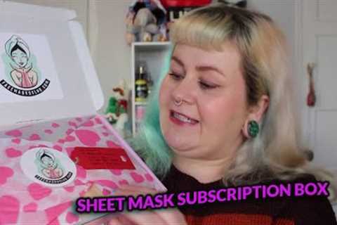 FaceMaskClub February 2021 Subscription Box | Korean Sheet Mask &amp; Skin Care Lovers Watch This!