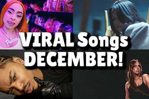 Top 40 Songs That Are Buzzing Right Now On Social Media! - DECEMBER 2023!