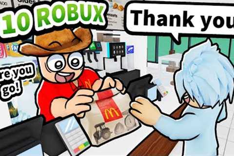 You can get ROBUX from working here