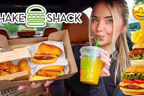 Trying Shake Shack For The FIRST Time Mukbang!