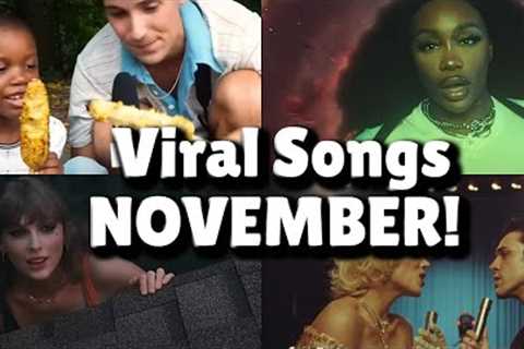 Top 40 Songs that are buzzing right now on social media! -NOVEMBER 2022!