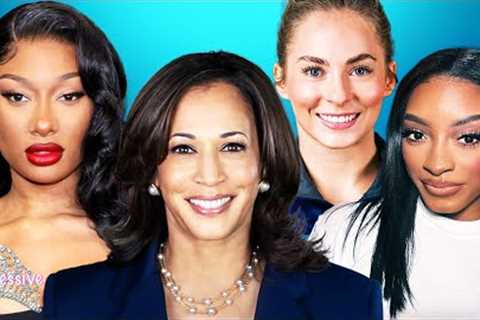Megan Thee Stallion TWERKS for voters &amp; Kamala Harris gets backlash! Simone Biles vs Mykayla..