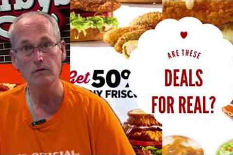 80% Off A Wendy’s Sandwich? Fast Food Deals! Eating Out On A Budget!