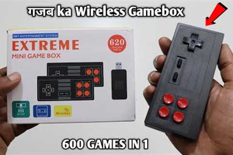 Best Mini Wireless Video Game Box - 620 in 1 Game Box Unboxing &amp; Review - Chatpat toy tv