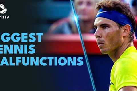 Rackets Breaking &amp; Horror Fails 😬 When Tennis Malfunctions!