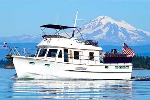 FULL TOUR of our Completely TRANSFORMED $100 Boat | 1978 DeFever 43' Trawler