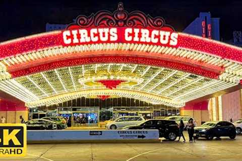 [4K] Circus Circus Las Vegas Walking Tour | Summer 2024