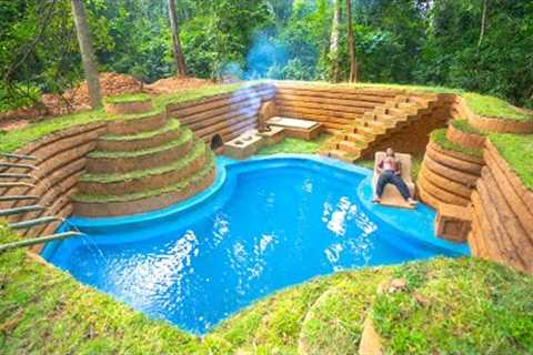Build The Most Beautiful Underground Water Park for Summer Vacation by ancient skills