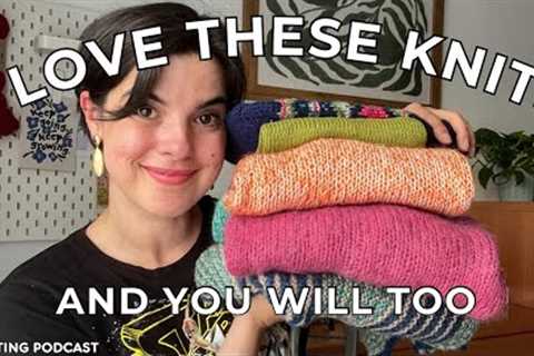 Knitting patterns I want to re-knit again (and again) | Moving Stitches Knitting Podcast