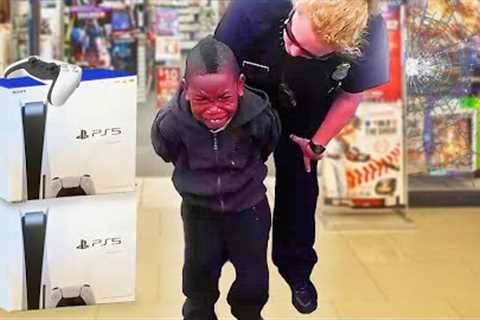 kid caught STEALING PS5.. (BIG MISTAKE)