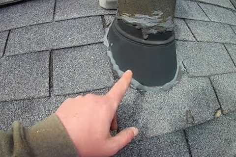 REPAIRING A ROOF LEAK | PIPE BOOT VENT FLASHING