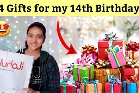 14 Gifts for my 14th Birthday!! 🎁🤩 | *Surprise gifts🤫* | Birthday Gifts Unboxing | Bani's Fun..