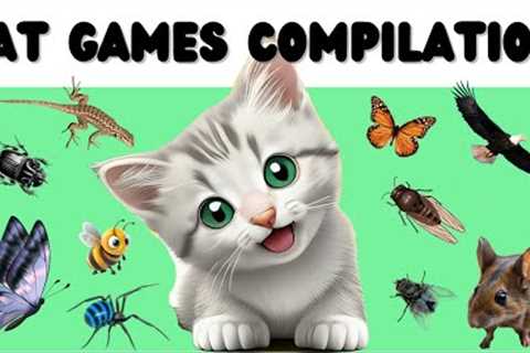 Cat Games - More than 3 HOURS of Unique Games for Cats - CAT TV Compilation Vol.3