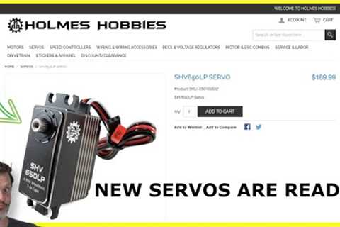 The Wait is Over! SHV 650 LP Servo from Holmes Hobbies is Here 🚀🔧