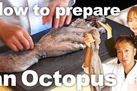 How to prepare an Octopus - Cooked by Michelin Sushi Chef -