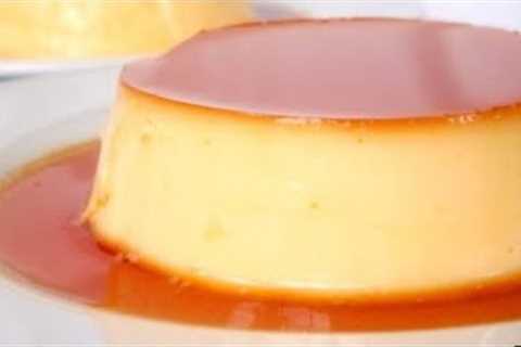 Caramel Pudding with Condensed Milk