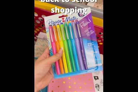 Let’s go together school supplies shopping for back to school