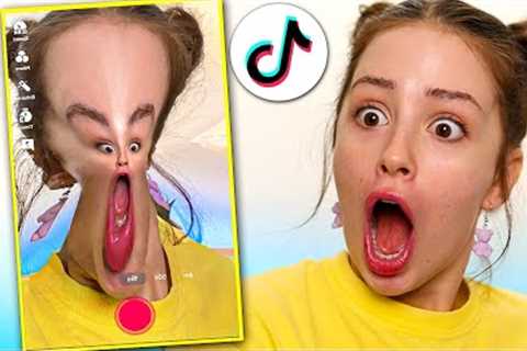 VIRAL TIKTOK FILTERS You Should Never Try😬 I'm never doing this again