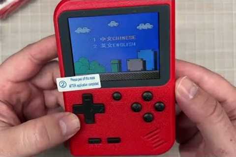 Handheld Game Console Review | Portable Retro Video Game Console with 500 Classical FC Games