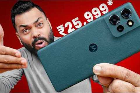 Motorola Edge 50 Unboxing &amp; Quick Review⚡3X Telephoto 📷, MIL-STD810H @ ₹25,999*!