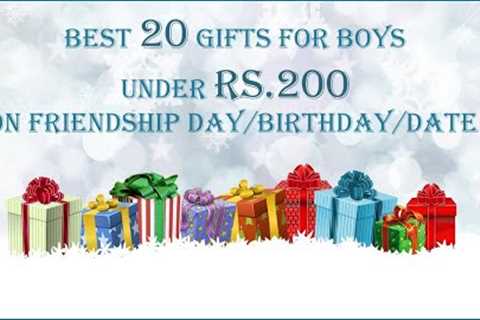 Top 20 gifts for boys under Rs.200 on Friendship Day/Birthday/Date
