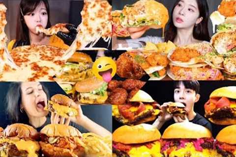Food CravingS *BIG BITES* MUKBANGERS ASMR EATING SOUNDS|| FAST FOOD COMPILATION