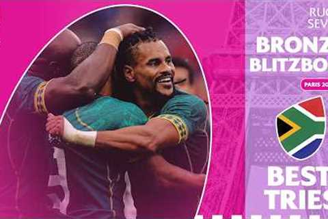 Olympic Bronze medalists | South Africa 7s | Top Tries from SVNS 2023/24