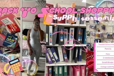 2024 Back To School Supply + Essentials Shopping and Haul!