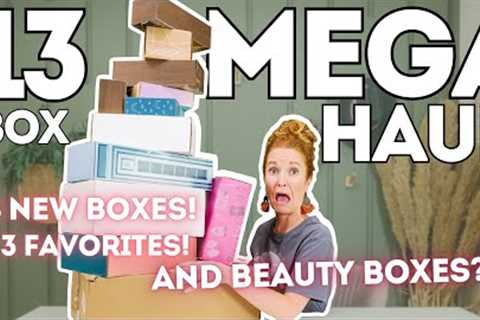 Monthly Subscription Boxes - September 2023 | Mega Unboxing of Subscription Boxes