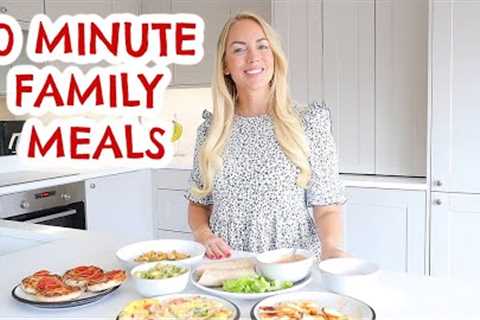 10 MINUTE FAMILY MEALS THAT YOU'LL LOVE! 😋 5 FAST DINNER IDEAS  |  Emily Norris