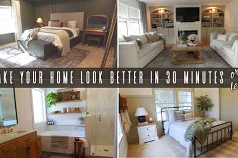 20 WAYS TO MAKE YOUR HOME LOOK BETTER IN 30 MINUTES OR LESS | DIY HOME PROJECTS