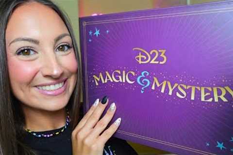 ASMR Unboxing Disney's D23 Magic &amp; Mystery Box! ✨🔮✨ (gold member collector set)