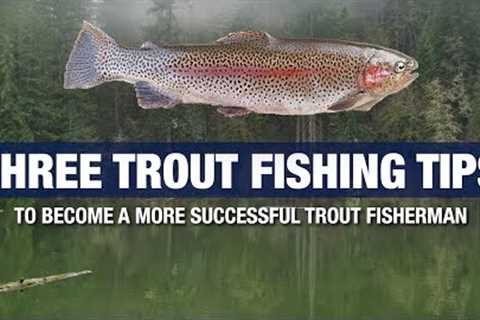3 Advanced Trout Fishing Tips and Tricks - Become A Better Trout Fisherman
