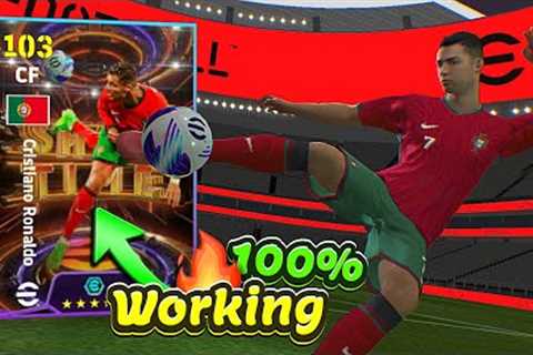 Trick To Get 103 Rated Showtime Cristiano Ronaldo In eFootball 2024 Mobile | Showtime ronaldo trick