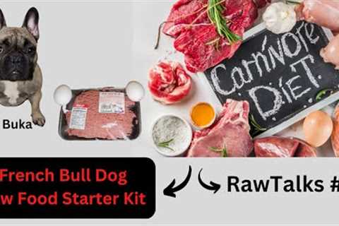 French Bulldog Raw Beef and Eggs Starter Food