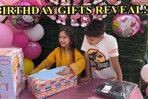 OPENING ALL THE BIRTHDAY PRESENTS!!! GREAT REACTIONS FROM FATIMA, SPECIAL GIFTS FROM FAMILY!!