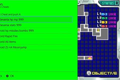 GBA game cheats test Nintendo Switch