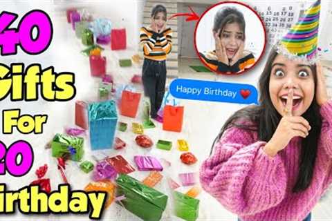 20 Gifts for her 20th Birthday!! *don't choose the wrong gift*🎁
