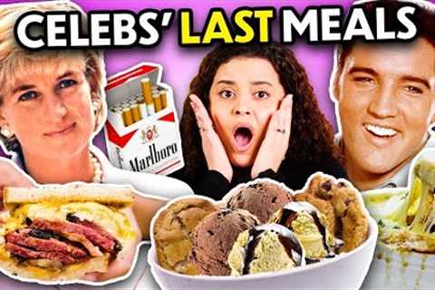 Trying Celebrities' Last Meals! (Elvis Presley, Princess Diana, Marilyn Monroe)