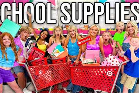 SCHOOL SUPPLiES SHOPPiNG w/ 9 KiDS! *BACK TO SCHOOL 2024!* ✏️ 📚
