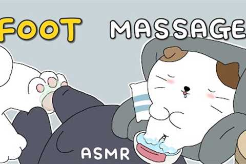 ASMR Foot Massage🐾 | SPA pedicure💅