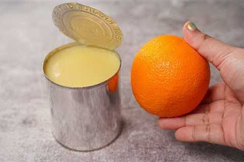 If you have condensed milk and orange at home, then try this easy delicious and simple recipe.