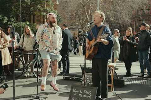 Tennessee Whiskey Surprise Street Performance - Teddy Swims x Pace Randolph